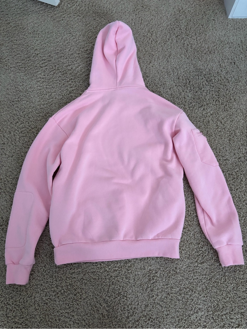 Comfort viral travel hoodie Soft Pink Pullover Hoodie - Picture 3 of 3